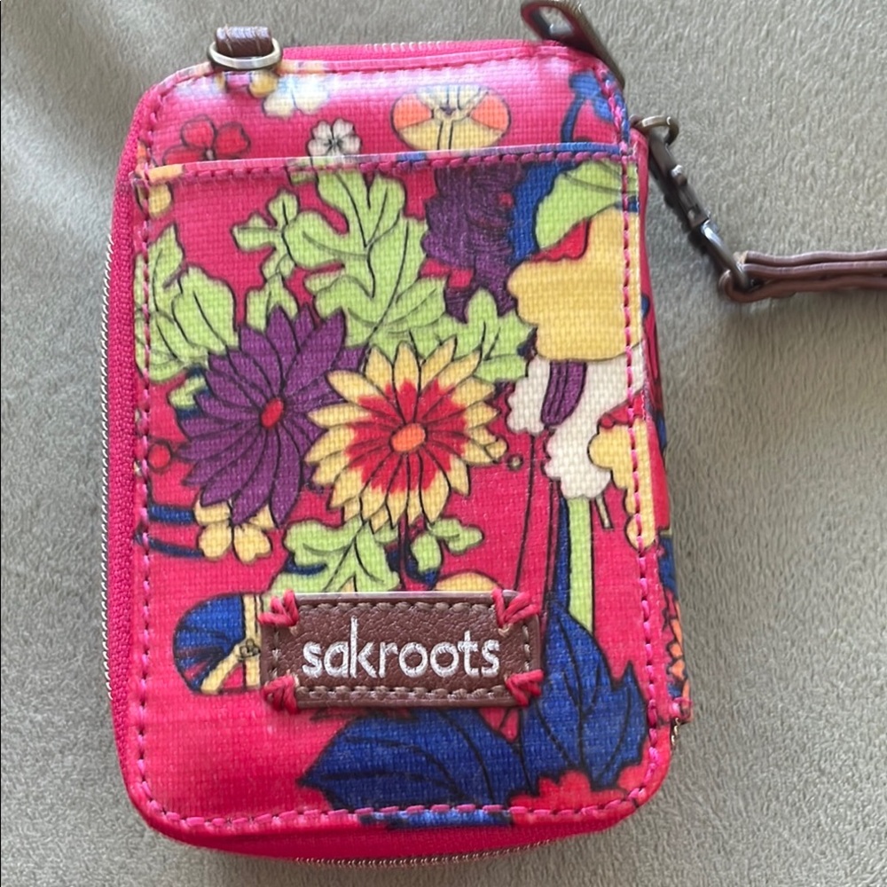 Sakroots Vibrant Floral Wallet